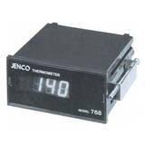 Jenco Panel Mount Digital Thermometer with Analog Voltage Output, Type K, Range -2 to 752 °F - 768KF-02