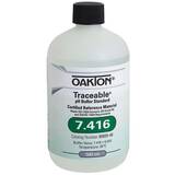 Oakton Traceable® pH Standard Buffer with Calibration, Clear, pH 7.416; 500 mL - WD-00655-46