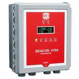 RKI Instruments Beacon 410A Four Channel Wall Mount Controller, Basic Unit, Horn/Strobe, 2 LEL/2 H2S Detectors without Cables (spec. on order), with AC Cord - 72-2104A-HLR-02