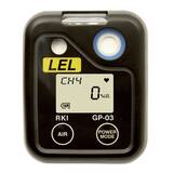 RKI Instruments GP-03 Single Gas Personal Monitor Kit with Alkaline Batteries, Screwdriver and Small Padded Case - 72-0037-50