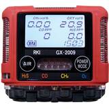RKI Instruments GX-2009 MSHA Four Gas Personal Monitor, 3 Gas, CH4 / O2 / CO with Alligator Clip, 12 VDC Charger and Vehicle Plug - 72-0311-MSHA-A