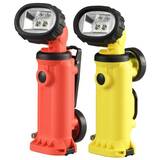 Western Technology Intrinsically Safe Flood, Dual LED, Yellow, Swivel Head, Hook, NiCD, With Charger and AC & DC Cords - 7465YEL