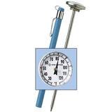 Digi-Sense Stainless Steel Bimetal Pocket Thermometer, 1 in. Dial, Poly Lens, 8 in. Stem, 0-250C, 1C Div - 08080-75