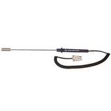 Digi-Sense Surface RTD Probe, 100 Ohm, ANSI 3-Blade Connector, 10 in. L, 5ft Coil Cord - 93831-75