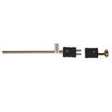 Digi-Sense Type J Thermocouple Quick Dis-connector, with Std-Connector, 12 in. L, .188 Dia. Grounded Junction - 18523-77