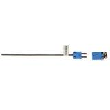 Digi-Sense Type T Thermocouple Probe Quick Dis-connector, with Mini-Connector, 12 in. L, .062 Dia, Grounded Junction - 18524-14