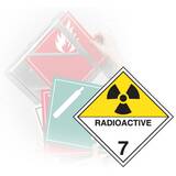 GHS Rigid Plastic Class 7 Radioactive Materials Placard (10.75" x 10.75") - TT700SS