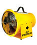 Pelsue Axial Blower, Metal Housing, 1/4HP, 12 Volt DC - 1400D