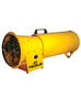 Pelsue Axial Blower, Metal Housing, 15' Hose Canister Attached, 120 Volt AC - 1375D