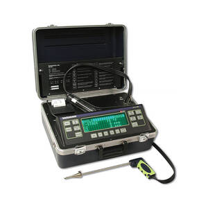 Bacharach ECA 450 basic unit, includes O2, CO/H2-compensated (0-4,000 ppm) and 12 in. sample probe with 15 ft. sample line/hose assembly - 0024-7221