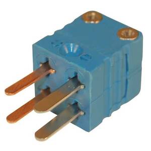 Digi-Sense Dual Thermocouple Connector, Mini, Male, Type-T; 5/pk - 18527-79