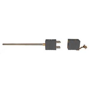 Digi-Sense Type J Thermocouple Inconel Probe Quick DisConnector, Dual with Std-Connector, 6 in. L, .188 Dia, Ungrounded Junction - 18520-79