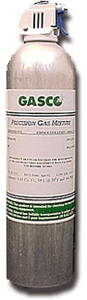 Gasco 10L-427 10 Liter 100 PPM Carbon Monoxide, 25% LEL Methane, 25 PPM Hydrogen Sulfide, 18.0% Oxygen Calibration Gas, Nitrogen