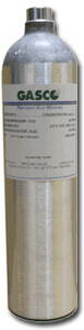 Gasco 116L-252-10 116 Liter Chlorine Calibration Gas, 10 PPM, Nitrogen