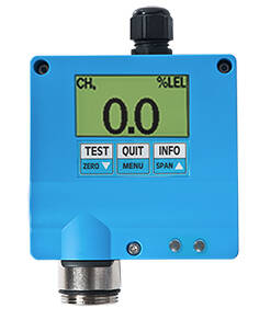 GfG CC 22 Series Fixed Transmitter with Ethylene (C2H4) Sensor, 0 - 100% LEL Range, Display / Modbus - CC22-765-DM