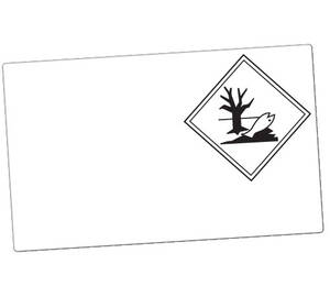 GHS Environmental Dangerous Goods Laser Drum Labels (Vinyl), 100/Pkg - GHS1296VY