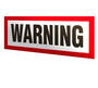 GHS Warning Word Placard - GHS1276