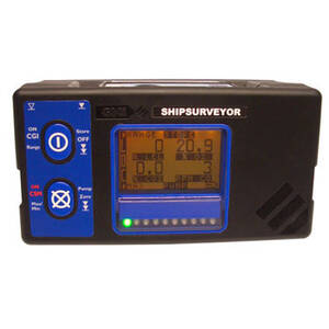 GMI Shipsurveyor 4 Portable Gas Detector c/w Carrying Case and Accessories - LEL / VOL / O2 / CO2 - 48024