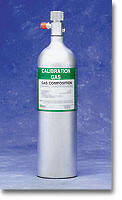 Hydrogen Sulfide (H2S) 76 Liter Cylinder 25 PPM H2S, 95 PPM CO, 1.5% CH4, 20.9% O2 / N2