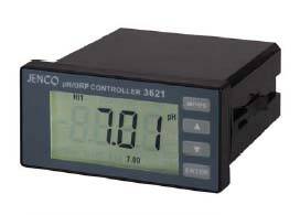 Jenco Industrial pH/ORP Controller, LCD Display, 1/8 Din Panel Mount - 3621