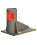 Pelsue Floor Mounted Baseplate/Sleeve, Powder Coated Steel - DSP-F1