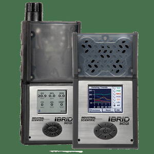 Industrial Scientific MX6 iBrid Multi-Gas Monitor, CO,H2S,O2,CH4IR,LE,P,G - MX6-0123N214