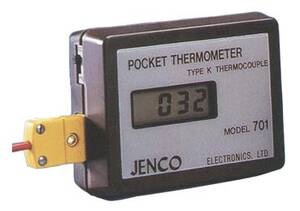 Jenco Temperature Magnetic Back Meter, Type J - 701JF
