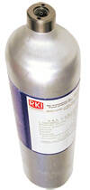 RKI Instruments Cylinder, H2S 25 PPM / CO 50 PPM / HEX 15% LEL / O2 12% in N2, 34AL - 81-0155RK-04