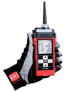 RKI Instruments GX-2012 Confined Space Multi Gas Monitor, 2-sensor, LEL/O2, with Li-ion battery pack/charger/AC adapter, with silicone resistant LEL sensor