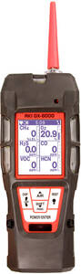RKI Instruments GX-6000 Sample Draw Gas Monitor, LEL/Oxy/H2S/CO/VOC(50k ppb 10.6 eV)/VOC(10.0 ev), with alkaline battery pack/100-240 VAC charger - 72-6AAZ-A