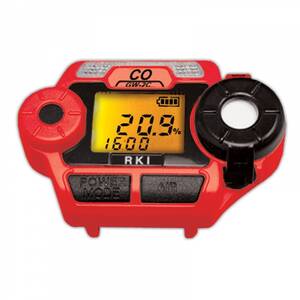 RKI Instruments Gaswatch 2, Model GW2C Single Gas Personal Monitor, 0 - 500 PPM CO with Alligator Clip - 73-0040RK-01