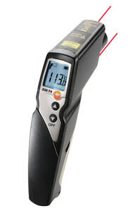 Testo 830-T4 IR Thermometer, 30:1 optics & dual laser - 0560 8314