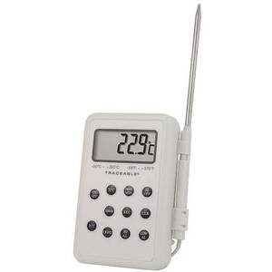 Digi-Sense Traceable Waterproof Data-Logging Thermistor Thermometer with Calibration - 37803-90