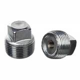 AquaPhoenix Corrosion Coupon Holders: Pipe Plug, Zinc Coated Steel, 1" - PIPEPLUG1