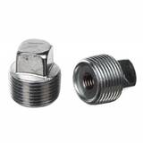 AquaPhoenix Corrosion Coupon Holders: Pipe Plug, Zinc Coated Steel, 3/4" - PIPEPLUG3/4