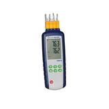 Digi-Sense 4 Input Data Logging Thermocouple Thermometer, Type K/J with NIST Traceable Calibration - WD-20250-03