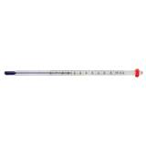Digi-Sense PFA Safety Coated Liquid-In-Glass Thermometer; 0 to 230F, 76mm Immersion, Organic Liquid Fill - 08077-77