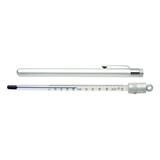 Digi-Sense Pocket Liquid-In-Glass Thermometer; 20 to 120F, Closed Metal Case, Organic Liquid Fill - 90260-47