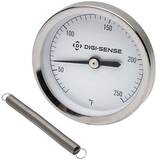 Digi-Sense Surface Thermometer, 2.5 in. Face, 1-Spring Pipe Mount, 0 to 500 ° F - 08107-26