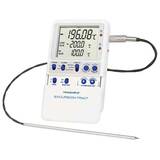 Digi-Sense Traceable Excursion-Trac Datalogging Cryogenic Thermometer with Calibration; 2 Stainless Steel Probes - 98768-58