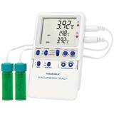 Digi-Sense Traceable Excursion-Trac Datalogging Thermometer with Calibration; 2 Vaccine Bottle Probes - 98767-64