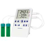 Digi-Sense Traceable High-Accuracy Fridge/Freezer Thermometer with Calibration; 2 Vaccine Bottle Probes - 98767-52