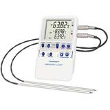 Digi-Sense Traceable Memory-Loc Datalogging Low-Temp Thermometer with Calibration; 2 Stainless Steel Probes - 98768-56