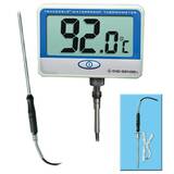 Digi-Sense Traceable Remote Probe Digital Thermometer with Calibration; Extra Long, Waterproof - 37803-87