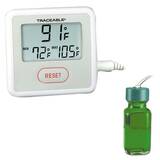 Digi-Sense Traceable Sentry Triple-Display Thermometer with Calibration, Fahrenheit; 1 Bottle Probe - 94460-86