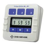 Digi-Sense Traceable Single-Display Triple-Event Lab Digital Timer with Calibration - 94460-60