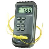 Digi-Sense Traceable Two-Channel Thermocouple Thermometer with Offset and Calibration - 91210-31