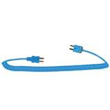 Digi-Sense Type-T, Coiled Ext Cable, Male Mini Connector to Male Mini Connector, 5ft L - 93785-14