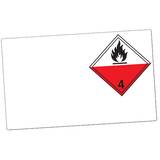 GHS Class 4.2 Dangerous Goods Laser Drum Labels (Paper), 100/Pkg - GHS1289LP