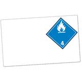 GHS Class 4.3 Dangerous Goods Laser Drum Labels (Paper), 100/Pkg - GHS1290LP